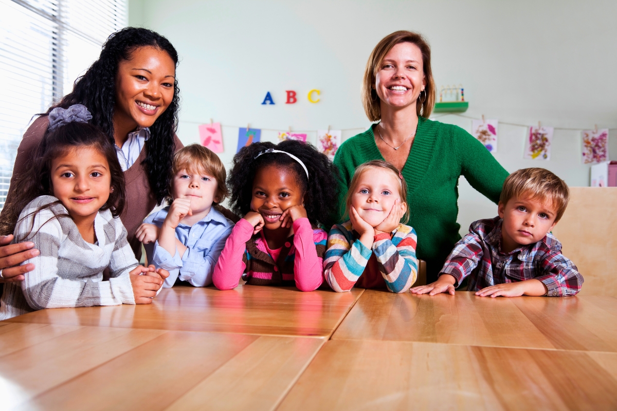 Happy child at Marylouis Daycare