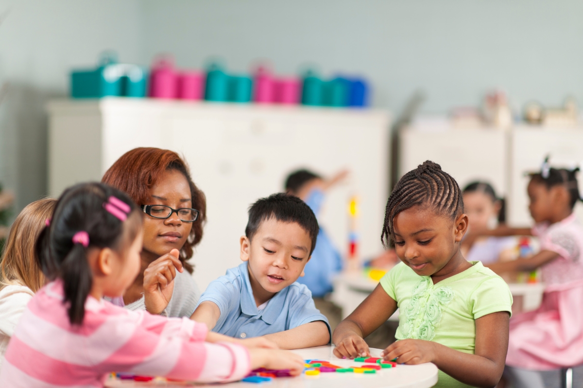 Children playing at Marylouis Daycare